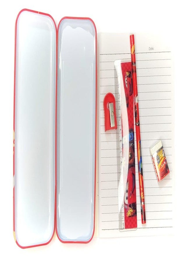 Manos Stationery Pencil,Eraser,Scale,sharpner & Pencil Box for Kids (Pack of 1) (Multicolor) - Image 4